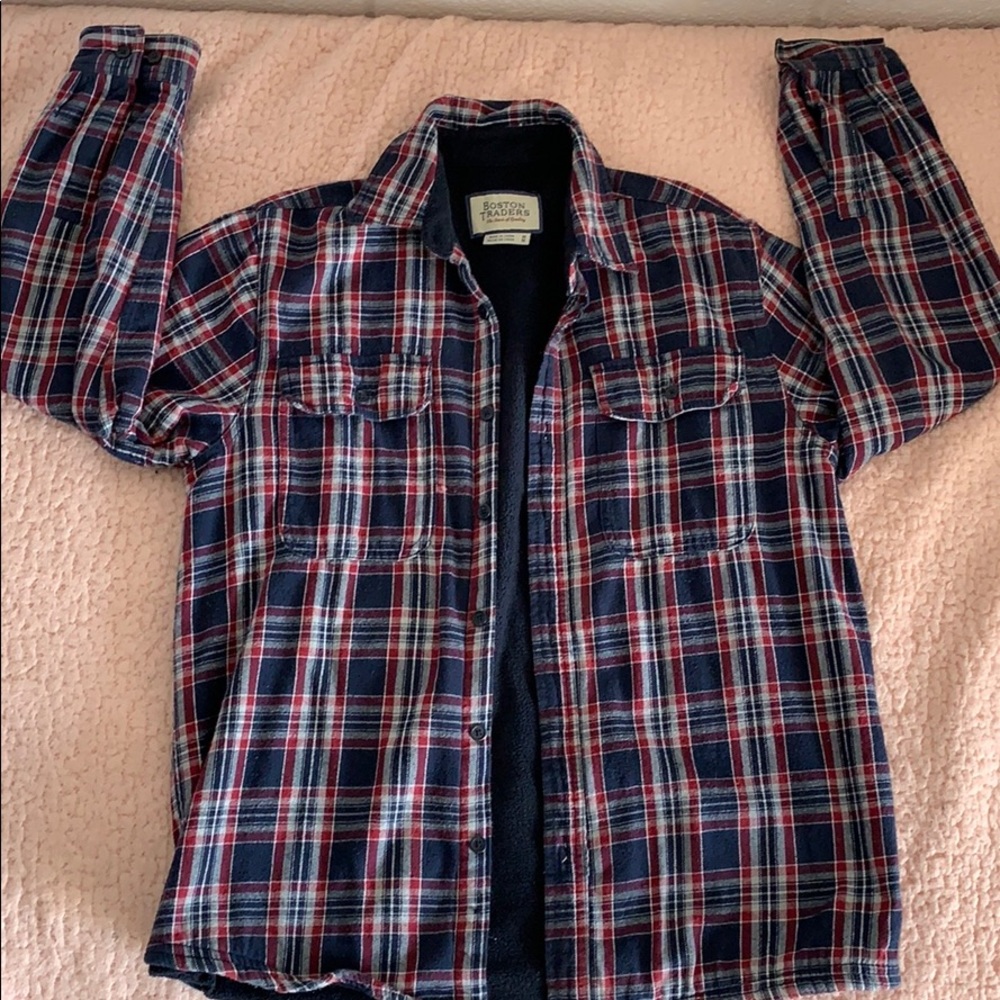 Flannel with Sherpa inside